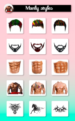 Screenshot 14 Macho - Man makeover app & Photo Editor for Men android