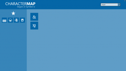 Screenshot 4 Character Map windows