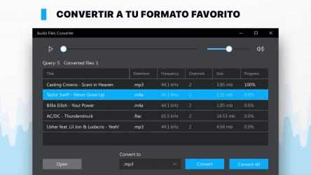 Screenshot 1 Convertidor de audio y vídeo windows