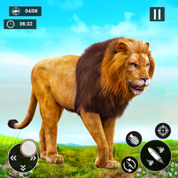 Captura de Pantalla 1 Wild Lion Games 2021: Angry Jungle Lion Games 3D android