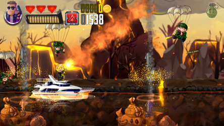 Screenshot 3 Ramboat: Corre, Salta, Dispara. Juego sin Internet android