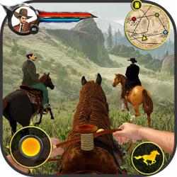 Screenshot 1 Cowboy Horse Riding Simulation : Gun of wild west android