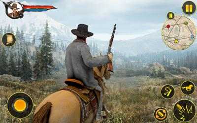 Captura de Pantalla 3 Cowboy Horse Riding Simulation : Gun of wild west android