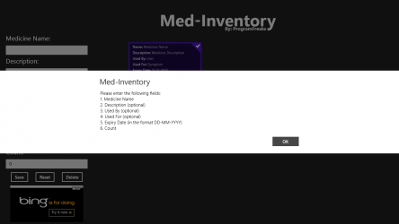 Screenshot 6 Med-Inventory windows