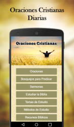 Screenshot 2 Oraciones Cristianas Diarias android
