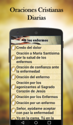 Screenshot 5 Oraciones Cristianas Diarias android