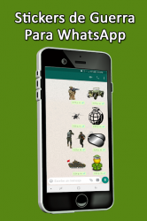Screenshot 7 Stickers de Guerra WAStickerApps android