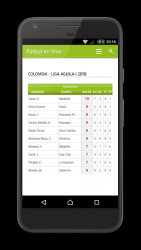 Screenshot 4 Fútbol Colombiano en Vivo android