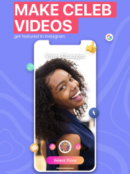 Screenshot 9 Voicer - Celebrity Voice Changer Prank Meme Videos android