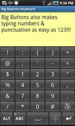 Capture 4 Big Buttons Keyboard Standard android