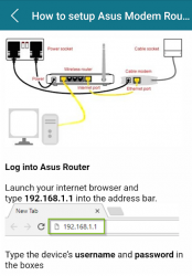 Captura de Pantalla 2 Asus Modem Router Guide android
