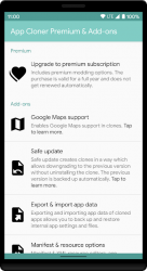 Captura de Pantalla 2 App Cloner Premium & Add-ons android