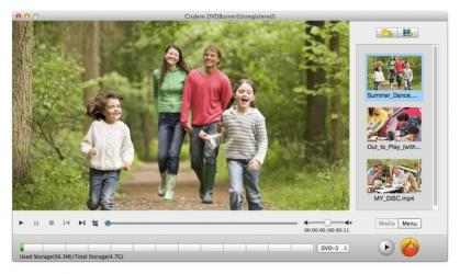 Screenshot 1 Cisdem DVDBurner for Mac mac