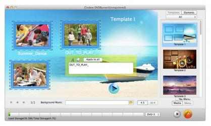 Captura de Pantalla 4 Cisdem DVDBurner for Mac mac