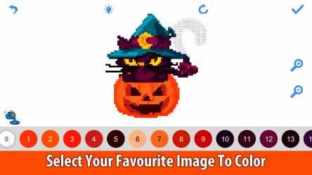Screenshot 12 Halloween Pixel Art:Paint by Number, Coloring Book windows