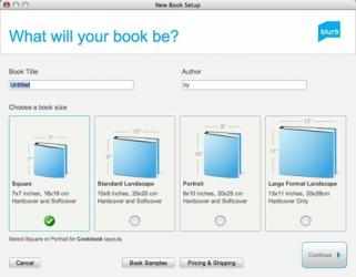 Capture 1 Blurb BookSmart mac