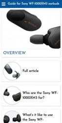 Screenshot 2 Guide for Sony WF-1000XM3 earbuds android