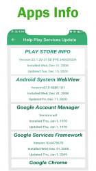 Screenshot 9 Play Services Errors Help 2021-Fix Play Store Info android