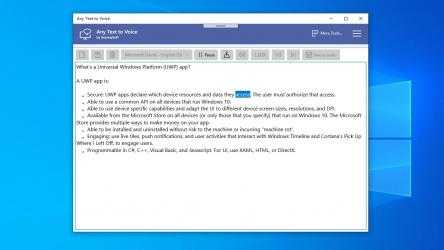 Captura 3 Any Text to Voice: convert text to speech, text to audio & mp3 for free windows