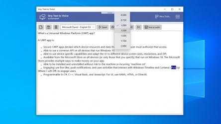 Captura 4 Any Text to Voice: convert text to speech, text to audio & mp3 for free windows