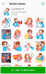 Imágen 5 Love Story Stickers for WhatsApp ❤️ WAStickerApps android