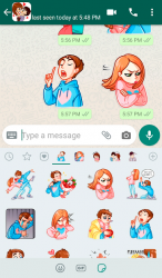 Screenshot 3 Love Story Stickers for WhatsApp ❤️ WAStickerApps android