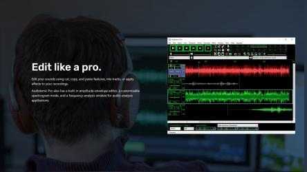 Captura 5 Audiotonic Pro Editor and Recorder windows