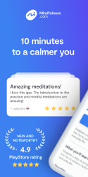 Screenshot 2 Mindfulness.com: Meditación, Sueño & Relajación android