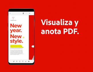 Imágen 3 Adobe Acrobat Reader: edite, escanee y envíe PDF android