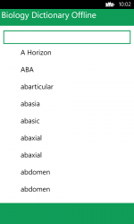 Screenshot 1 Biology Dictionary Offline windows