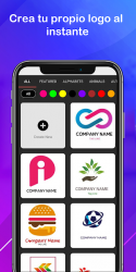 Screenshot 4 Crear Logotipos gratis profesionales Logo empresas android