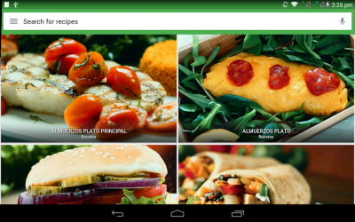 Captura 14 recetas de comida android