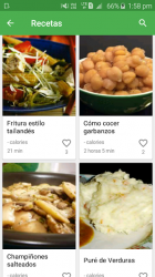 Captura 6 recetas de comida android