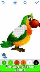 Screenshot 13 Birds Color by Number: Pixel Art, Sandbox Coloring Book windows