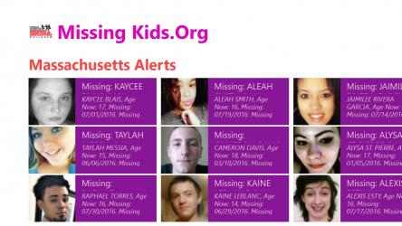 Screenshot 2 Missing Kids.org windows