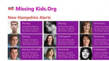 Captura 4 Missing Kids.org windows