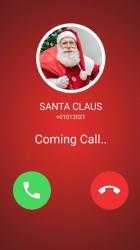 Screenshot 3 Call from Santa Claus + video call  Simulation android