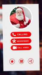 Screenshot 2 Call from Santa Claus + video call  Simulation android