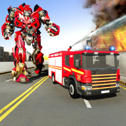 Screenshot 1 Rescue Truck Robot Transform android
