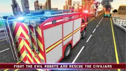 Captura de Pantalla 8 Rescue Truck Robot Transform android