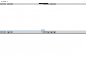 Captura de Pantalla 1 Text Editor 2x2 windows