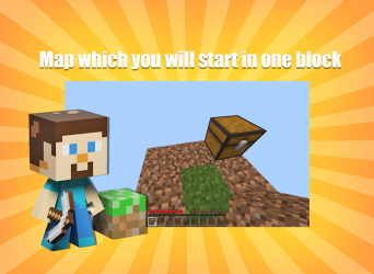 Screenshot 3 One Block Survival Map for Minecraft android