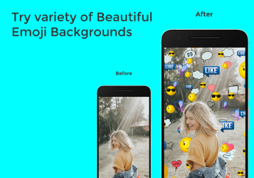Screenshot 13 Emoji Photo Editor - HD backgrounds - Drip, Spiral android