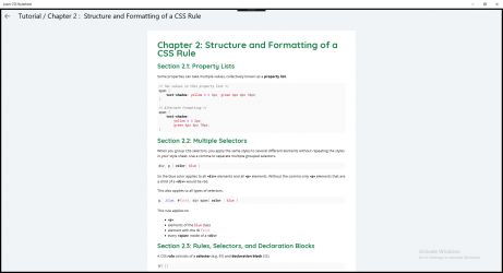 Screenshot 8 Learn CSS Stylesheet windows
