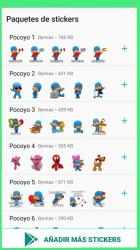 Captura de Pantalla 2 Stickers de Pocoyo para WhatsApp - WAStickerApps android