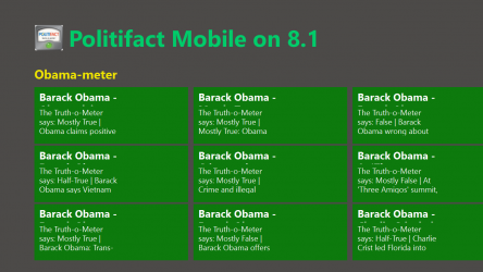 Imágen 11 Politifact Mobile on 8.1 windows