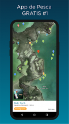 Screenshot 2 FishAngler – Mapas, Pronóstico & Diario de Pesca android