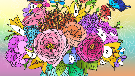 Screenshot 7 Coloring Book - Color by Number & Paint by Number android