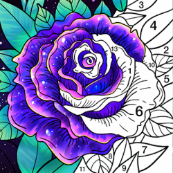 Captura 1 Coloring Book - Color by Number & Paint by Number android