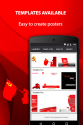 Captura 3 Communist Poster Maker - Create Posters for LDF android